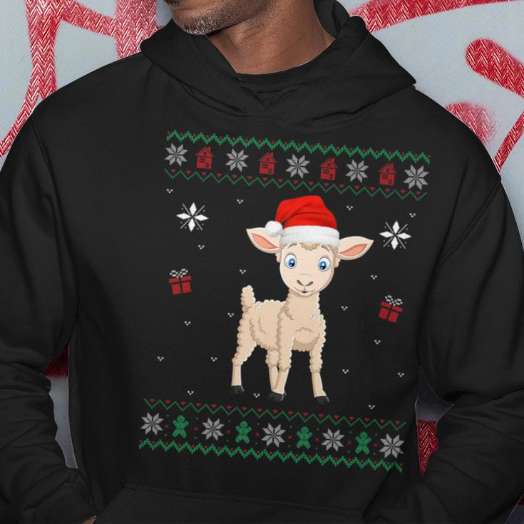 Ugly Xmas Sweater Style Matching Sheep Christmas Hoodie Unique Gifts