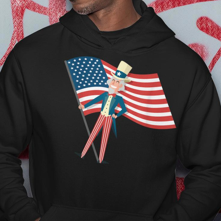 Funny Uncle Sam Griddy 4Th Of July Independence Day Hoodie Unique Gifts