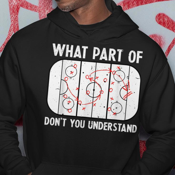 Funny What Part Of Hockey Dont You Understand Hockey Player Hoodie Unique Gifts