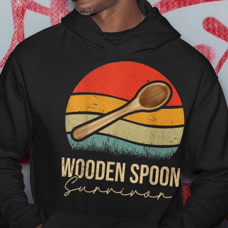 Funny Wooden Spoon Survivor Meme Vintage Retro Hoodie Unique Gifts
