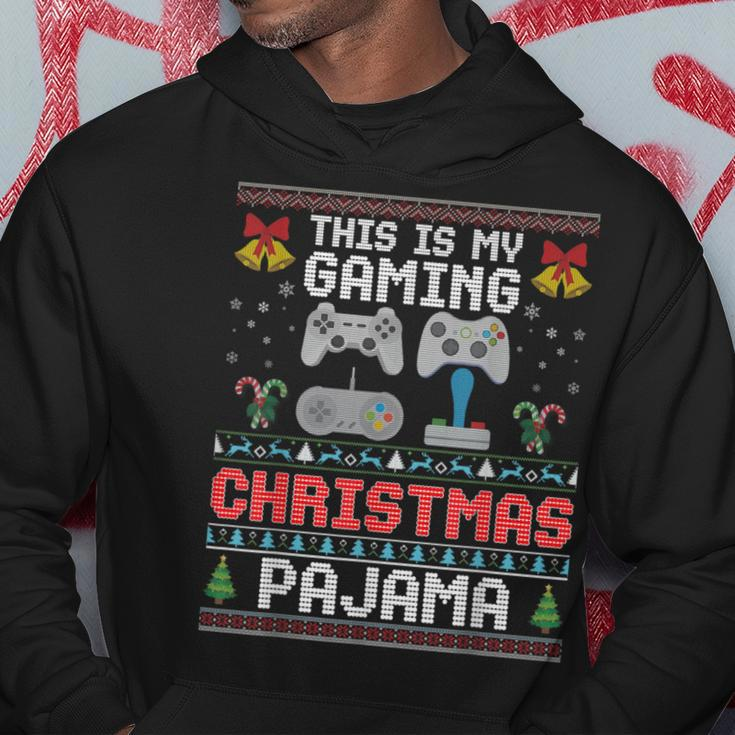 This Is My Gaming Christmas Pajama Sweater Merry Ugly Xmas Hoodie Unique Gifts