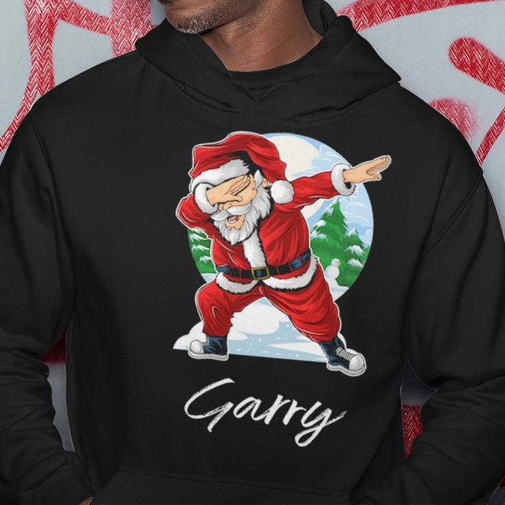 Garry Name Gift Santa Garry Hoodie Funny Gifts
