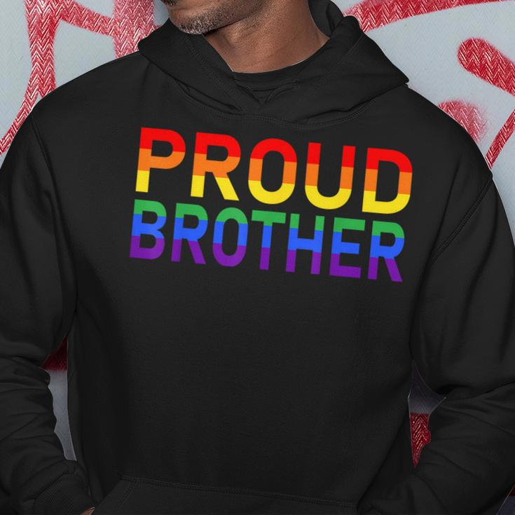 Gay Pride Lgbtqia Proud Brother Lgbt Parent Pride Brother Hoodie Unique Gifts
