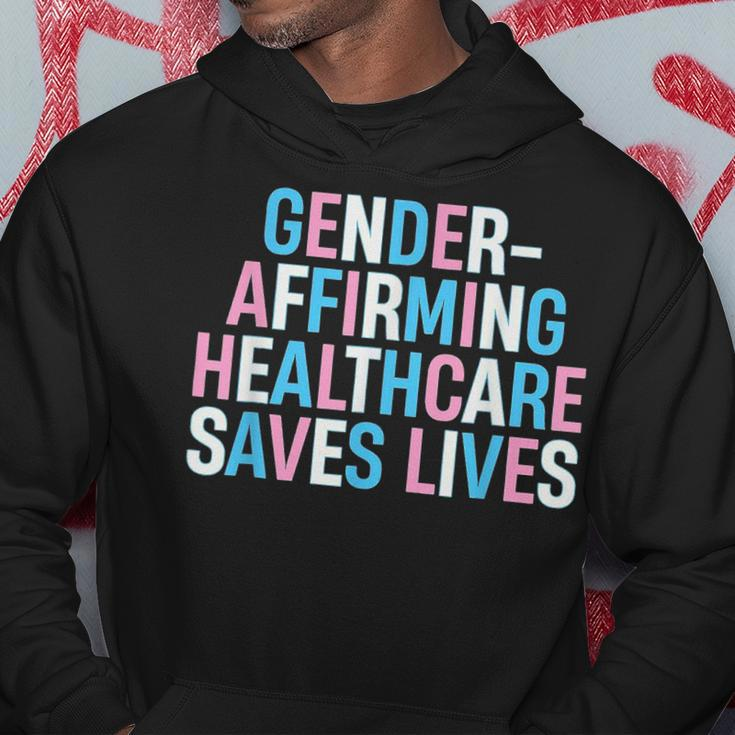 Gender Affirming Healthcare Saves Lives Trans Human Rights Hoodie Personalized Gifts