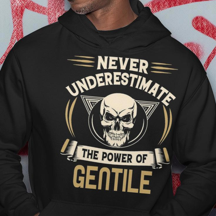 Gentile Name Gift Never Underestimate The Power Of Gentile Hoodie Funny Gifts