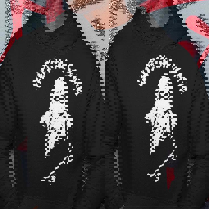 Ghost Can Skate Halloween Costume Ghoul Skateboard Skater Hoodie Personalized Gifts