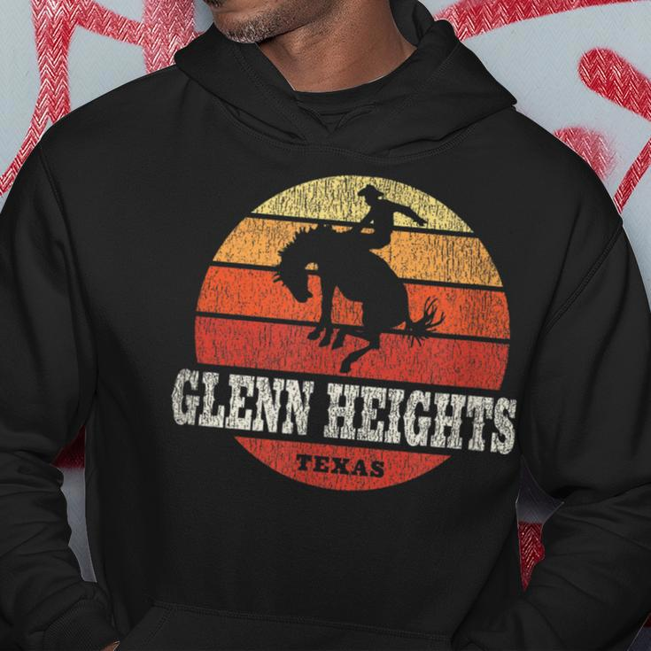 Glenn Heights Tx Vintage Country Western Retro Hoodie Unique Gifts