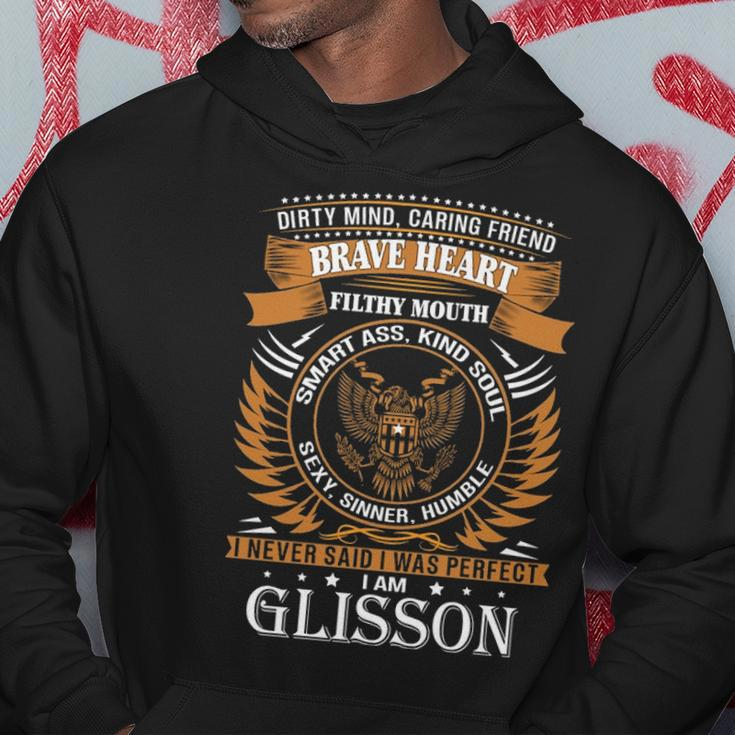 Glisson Name Gift Glisson Brave Heart Hoodie Funny Gifts