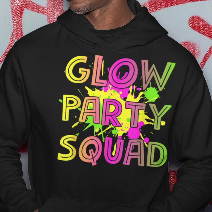 Glow Party Squad Lets Glow Crazy 80S Retro Costume Party Hoodie Funny Gifts
