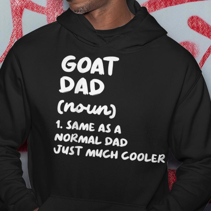 Goat Dad Definition Funny Hoodie Funny Gifts