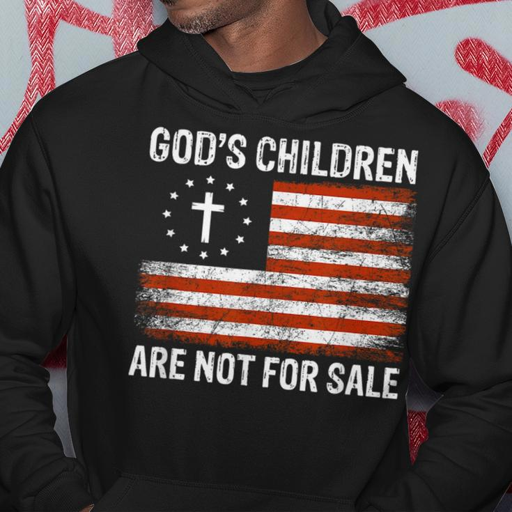 Gods Children Are Not For Sale Us Flag American Christian Christian Gifts Hoodie Unique Gifts