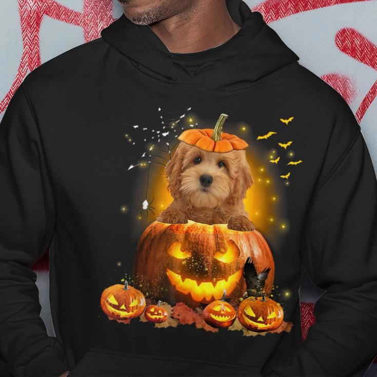 Goldendoodle Pumpkin Cute Dog Lover Halloween Hoodie Unique Gifts