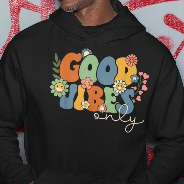 Good Vibes Only Groovy Summer Family Vacation Hawaii Beach Hoodie Unique Gifts