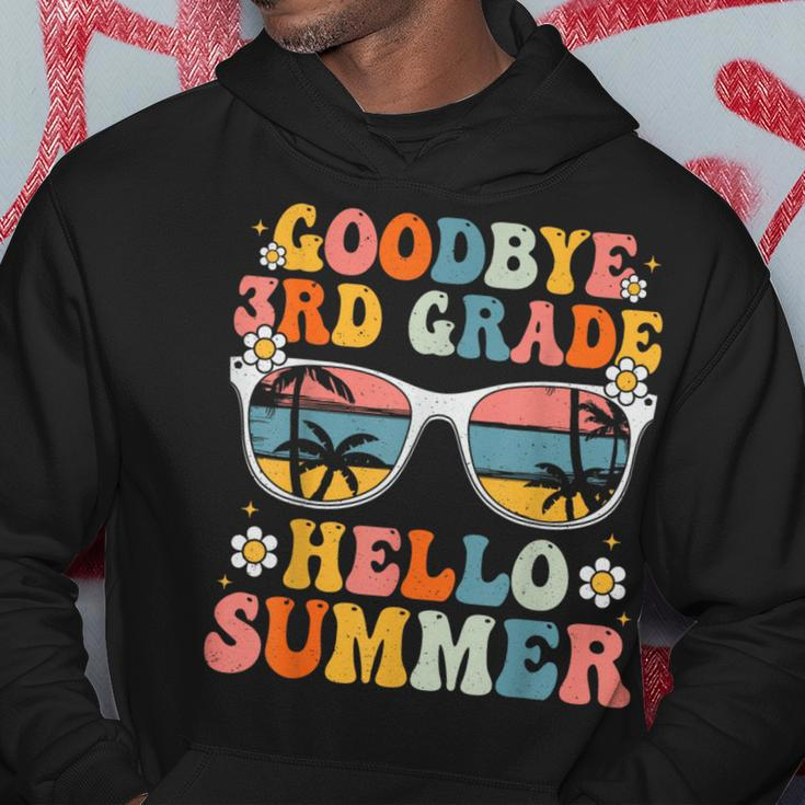Goodbye 3Rd Grade Hello Summer Groovy Last Day Of School Hoodie Unique Gifts