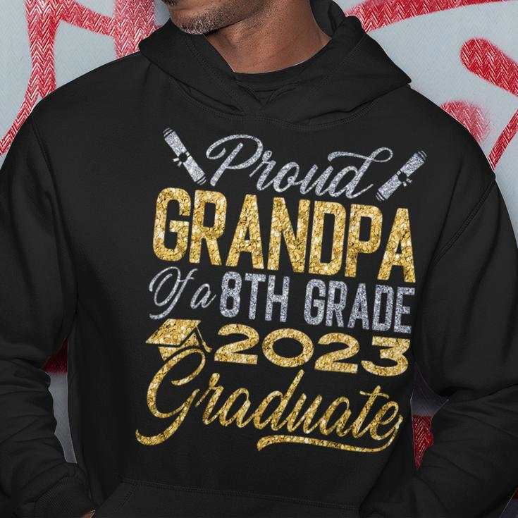 Graduation Proud Grandpa Of An 8Th Grade 2023 Graduate Gift For Mens Hoodie Unique Gifts