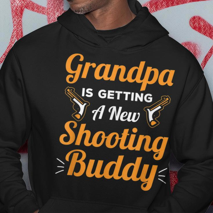 Grandpa Is Getting A New Shooting Buddy - For New Grandpas Hoodie Unique Gifts