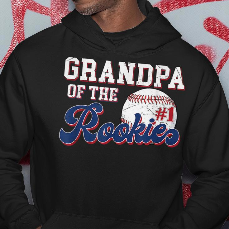 Grandpa Of Rookie 1 Years Old Team 1St Birthday Baseball Hoodie Unique Gifts