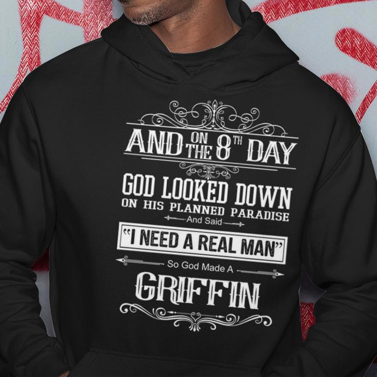 Griffin Name Gift So God Made A Griffin Hoodie Funny Gifts