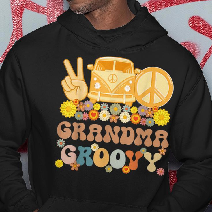 Groovy Grandma Hippie Peace Retro Matching Party Family Hoodie Unique Gifts