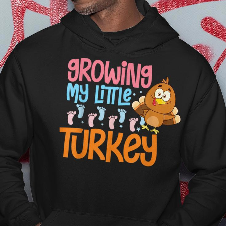 Growing My Turkey Thanksgiving Pregnancy Announcement Hoodie Unique Gifts