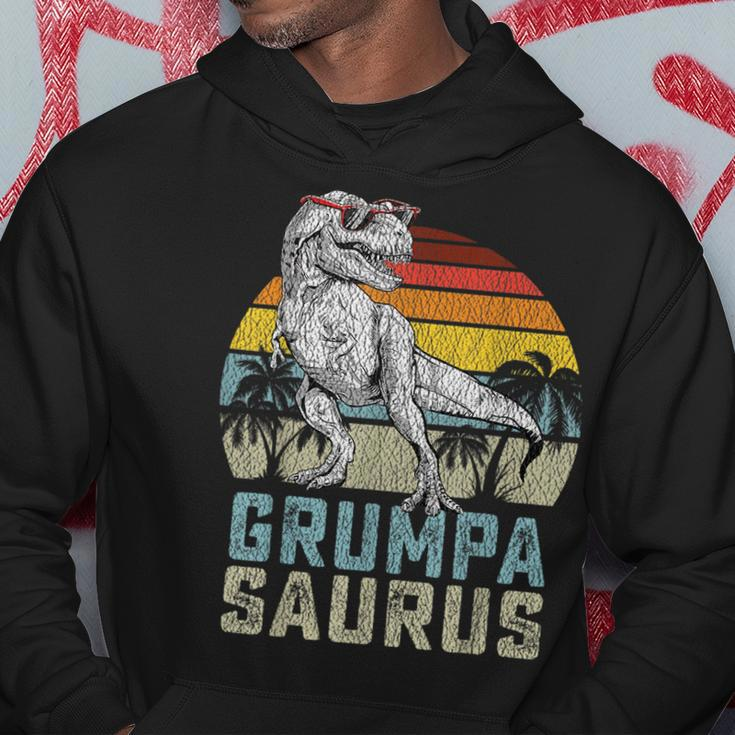GrumpasaurusRex Dinosaur Grumpa Saurus Family Matching Hoodie Unique Gifts