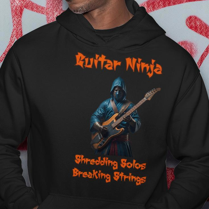Guitar Ninja Shredding Solos Guitar Funny Gifts Hoodie Unique Gifts