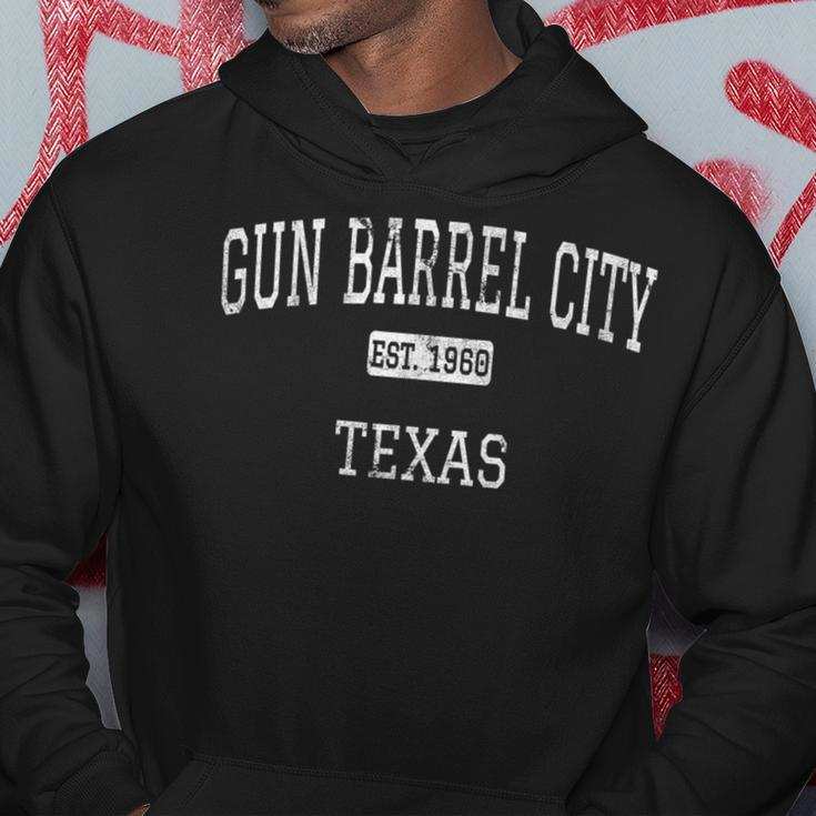 Gun Barrel City Texas Tx Vintage Hoodie Unique Gifts