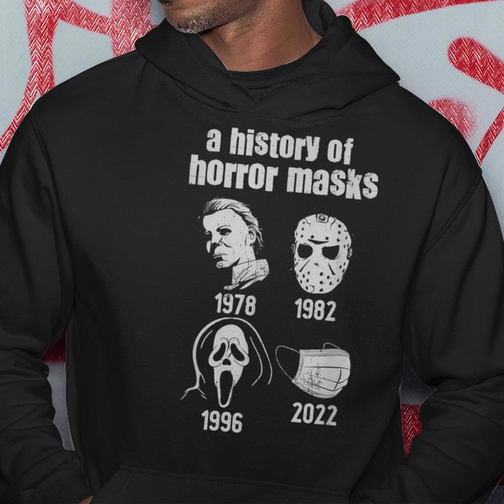 Halloween Face Masks Lazy Halloween Costum History Of Horror Lazy Halloween Hoodie Unique Gifts