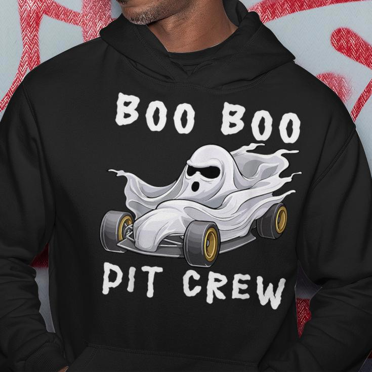 Halloween Race Car Party Racing Ghost Boo Matching Pit Crew Hoodie Unique Gifts