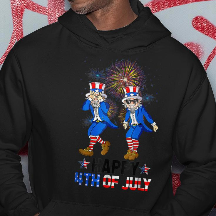 Happy 4Th Of July Uncle Sam Griddy Dance Funny Hoodie Unique Gifts