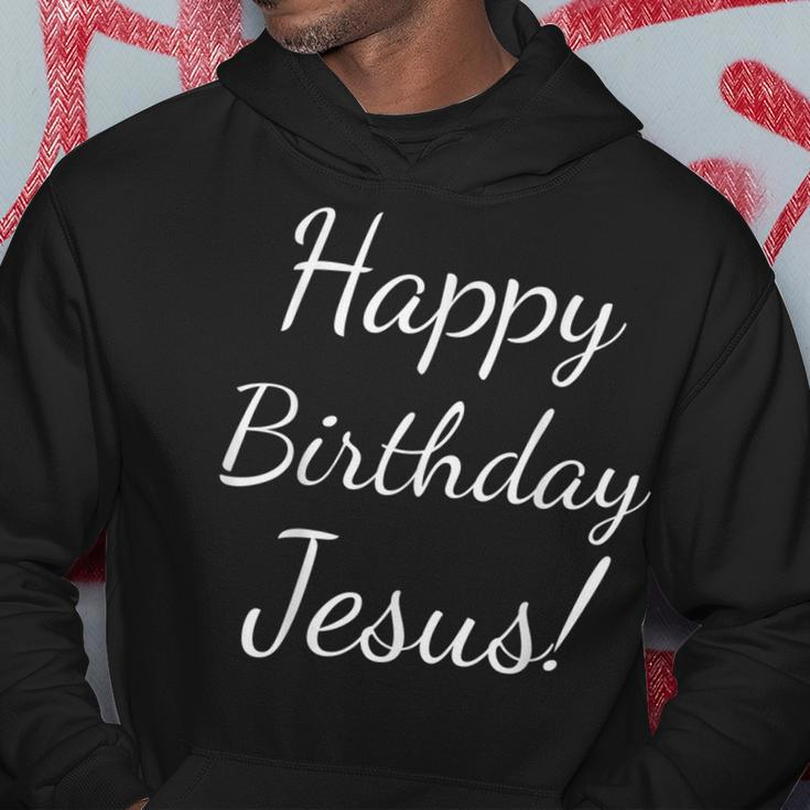 Happy Birthday Jesus Cute Christmas Season Religious Hoodie Unique Gifts