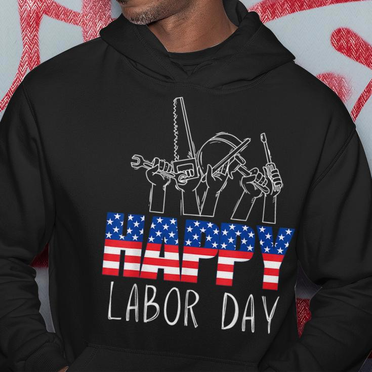 Happy Labor Day Union Worker Celebrating My First Labor Day Hoodie Funny Gifts