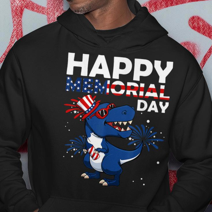 Happy Memorial Day 4Th Of July Dinosaur American Flag Hat Hoodie Unique Gifts