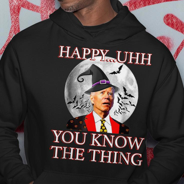Happy Uh You Know The Thing Joe Biden Halloween Hoodie Unique Gifts