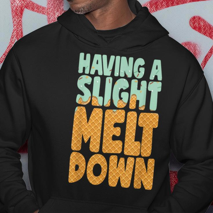 Having A Slight Meltdown Funny Ice Cream Lover Hoodie Unique Gifts