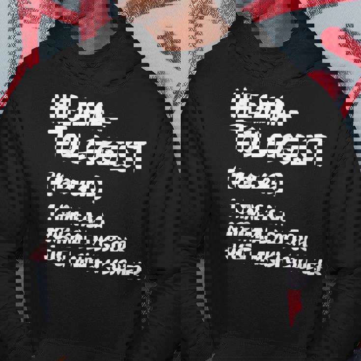 Hematologist Definition Doctor Hematology Hoodie Unique Gifts