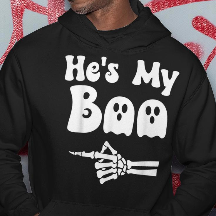 He's My Boo Matching Halloween Pajama Couples He's My Boo Hoodie Personalized Gifts
