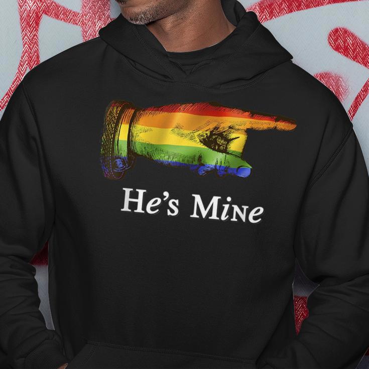 Hes Mine Gay Couple - Im His Matching Hoodie | Mazezy