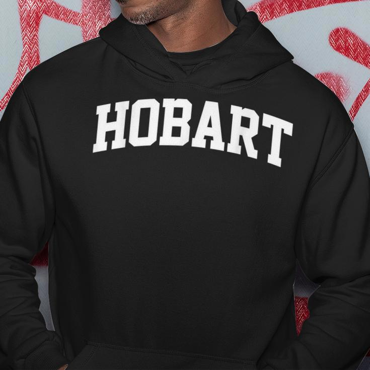 Hobart Family First Last Name Arch Hoodie Unique Gifts