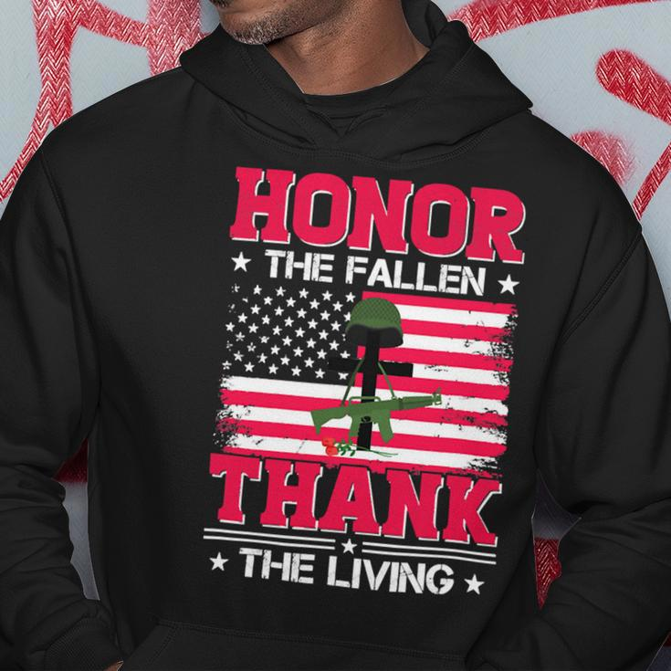 Honor The Fallen Thank The Living Veterans Day 281 Hoodie Unique Gifts