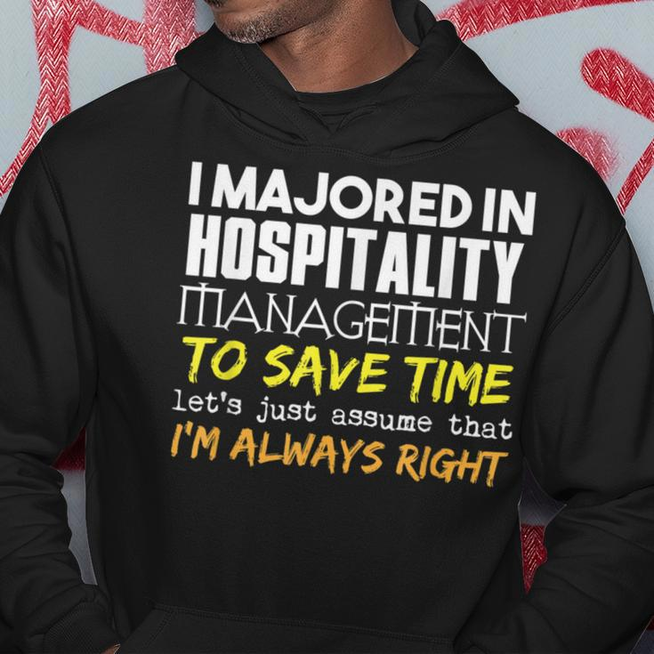 Hospitality Management Major For Back To School Hoodie Unique Gifts