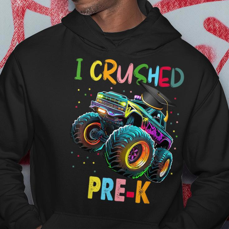 I Crushed Pre-K Monster Truck Graduation Boys Hoodie Unique Gifts
