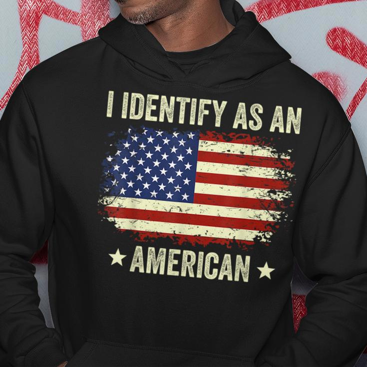 I Identify As An American Proud American Hoodie Personalized Gifts