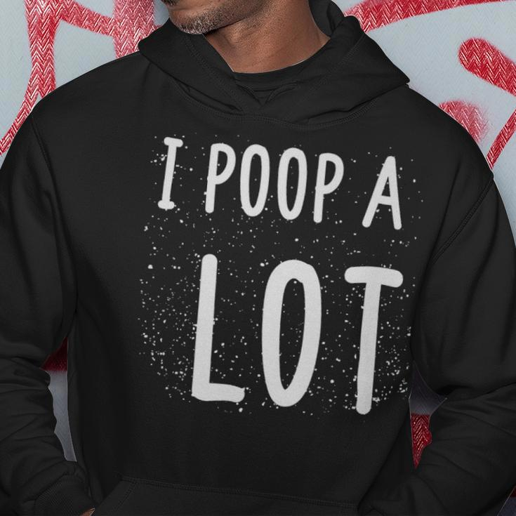 I Poop A Lot Funny Poop Cute Art - I Poop A Lot Funny Poop Cute Art Hoodie Unique Gifts