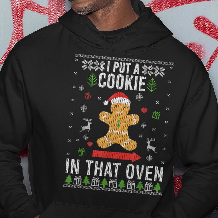I Put A Cookie In That Oven Dad To Be Gingerbread Christmas Hoodie Unique Gifts