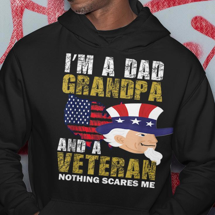 Im A Dad Grandpa And Veteran Fathers Day Hoodie Unique Gifts