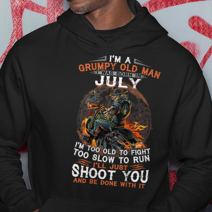 Im A Grumpy Old Man I Was Born In July Gift For Mens Hoodie Unique Gifts
