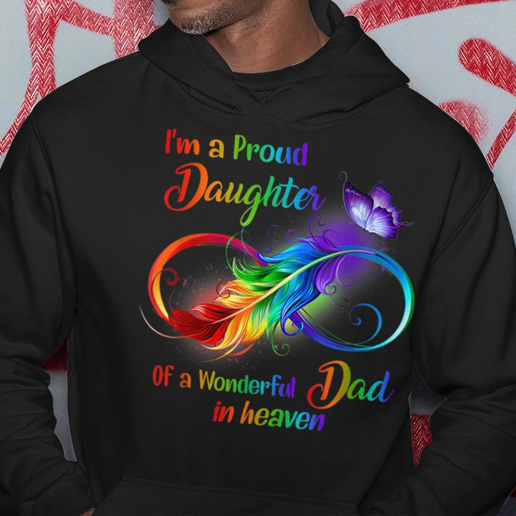 Im A Proud Daughter Of A Wonderful Dad In Heaven Hoodie Unique Gifts