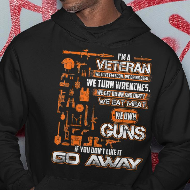 Im A Veteran If You Dont Like It Go Away Veterans Day Hoodie Unique Gifts