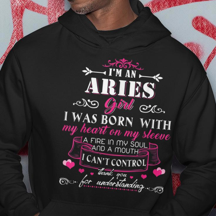 Im An Aries Woman Funny Aries Aries Funny Gifts Hoodie Unique Gifts